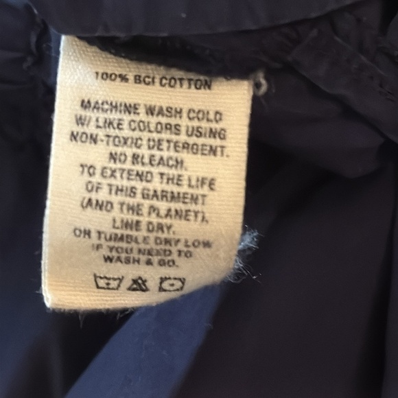 Alex Mill sz L Deep Blue A-Line Skirt 100% cotton great condition - Picture 4 of 5